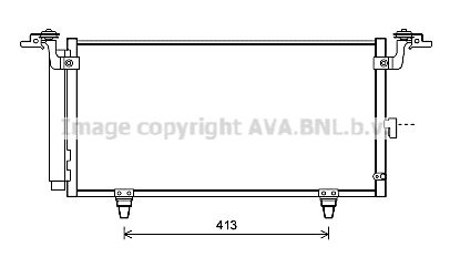 AVA QUALITY COOLING Kondensators, Gaisa kond. sistēma SU5084D